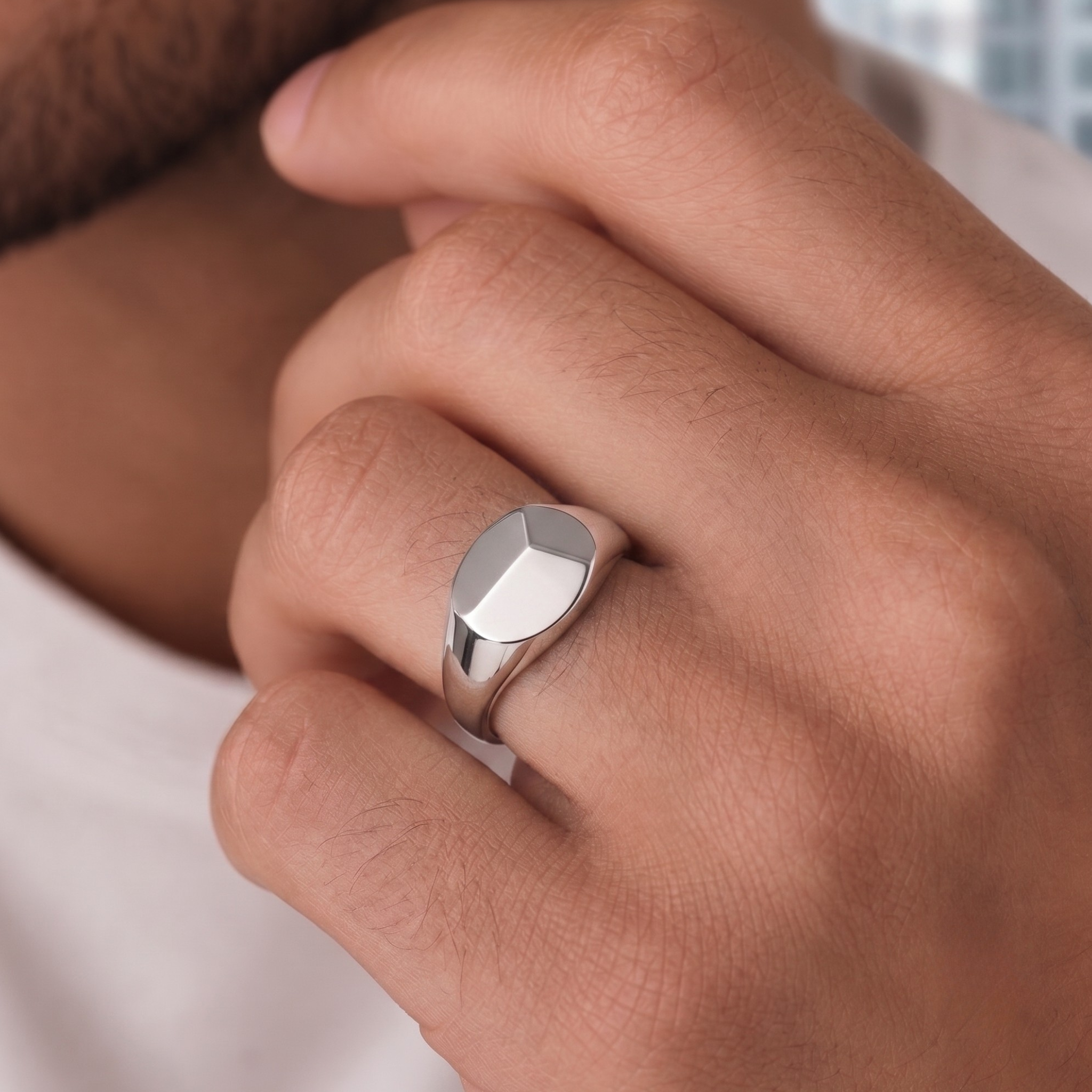 Apex Dome Ring In Sterling Silver