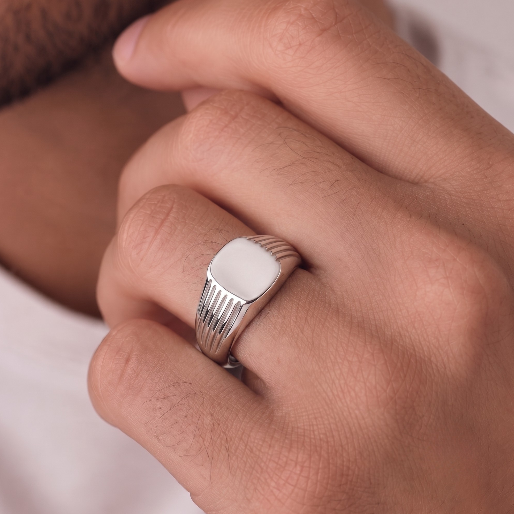 Signet Ridge Ring in Sterling Silver