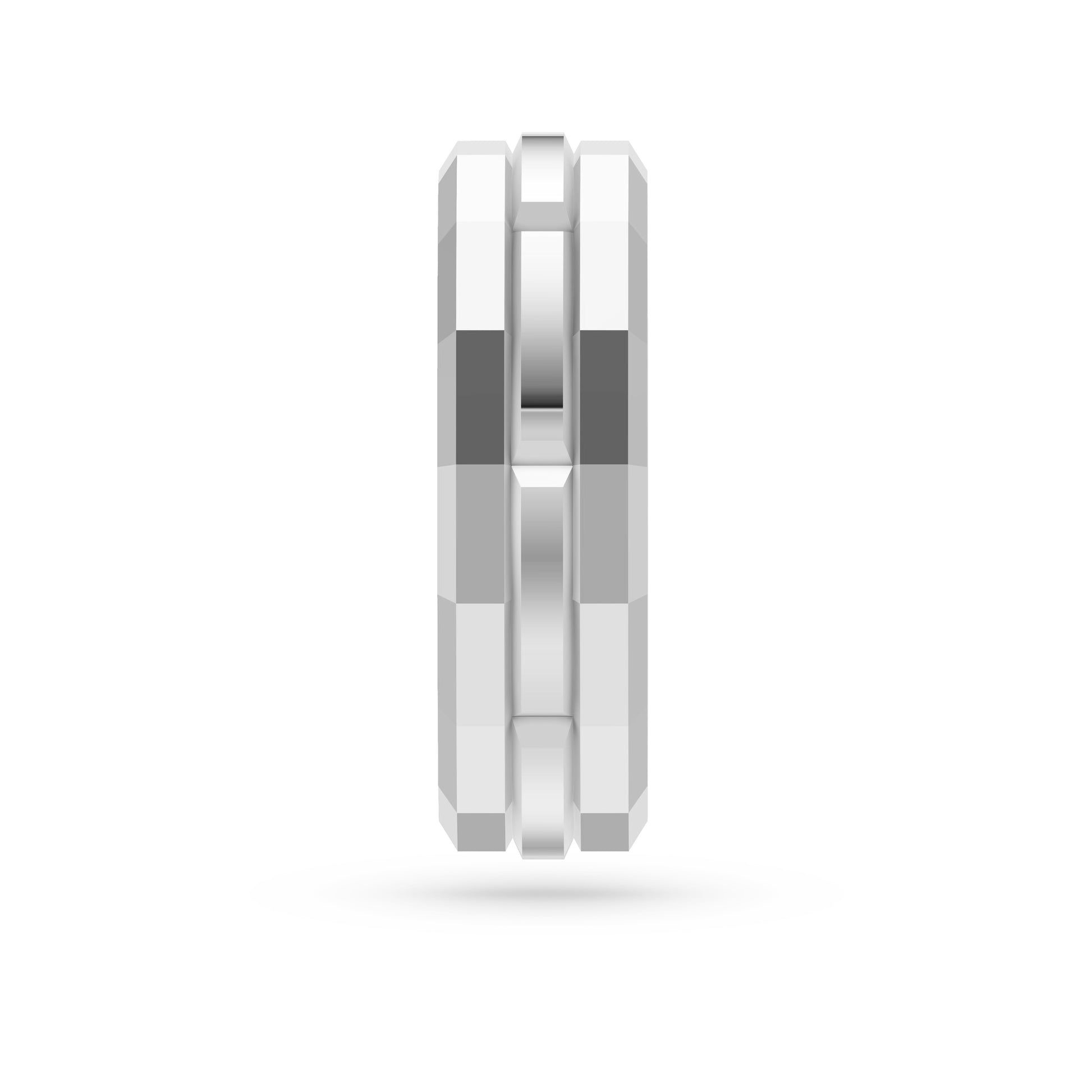 Axis Groove Men's Ring in Sterling Silver