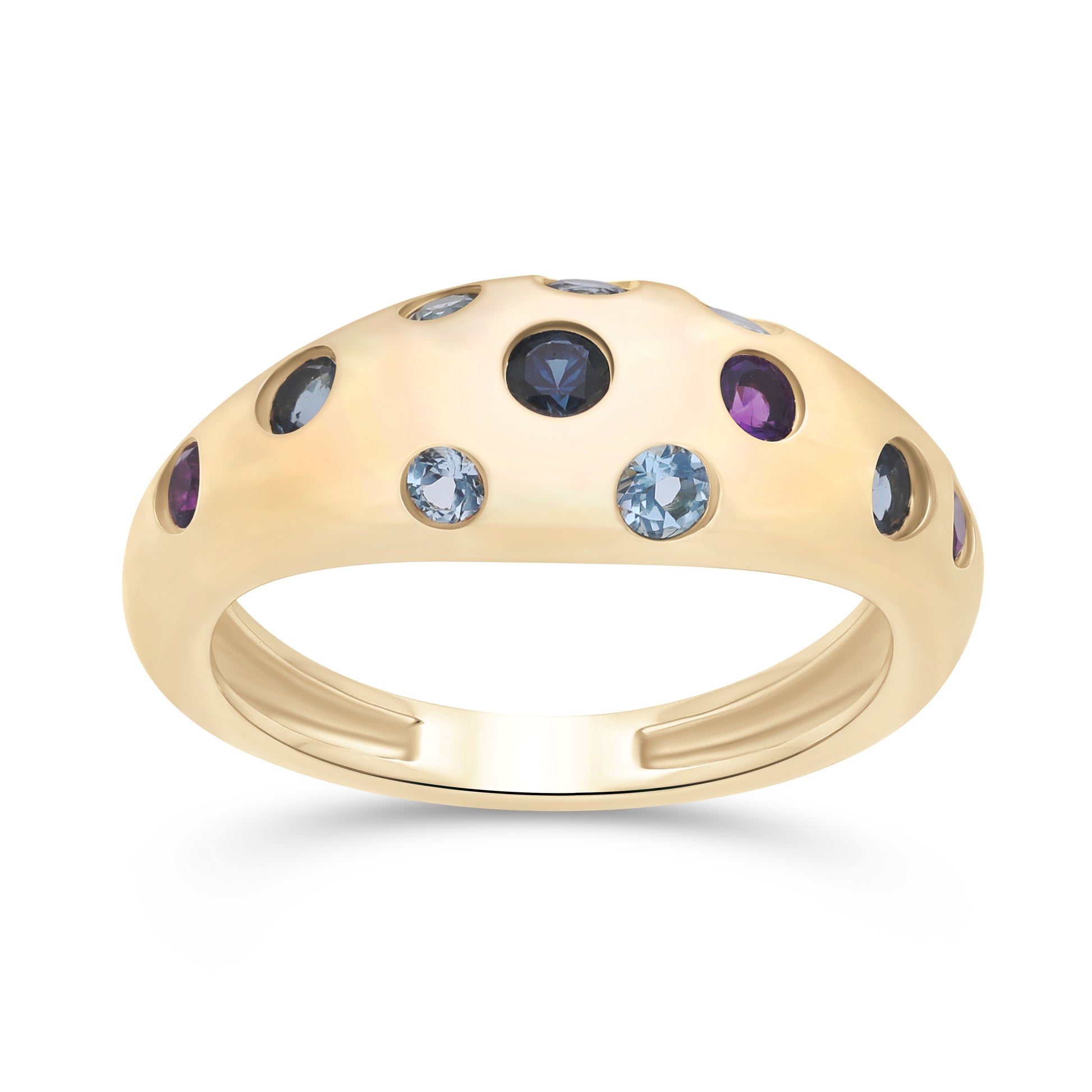 Lagoon Bubble Ring Ring In 14K Gold
