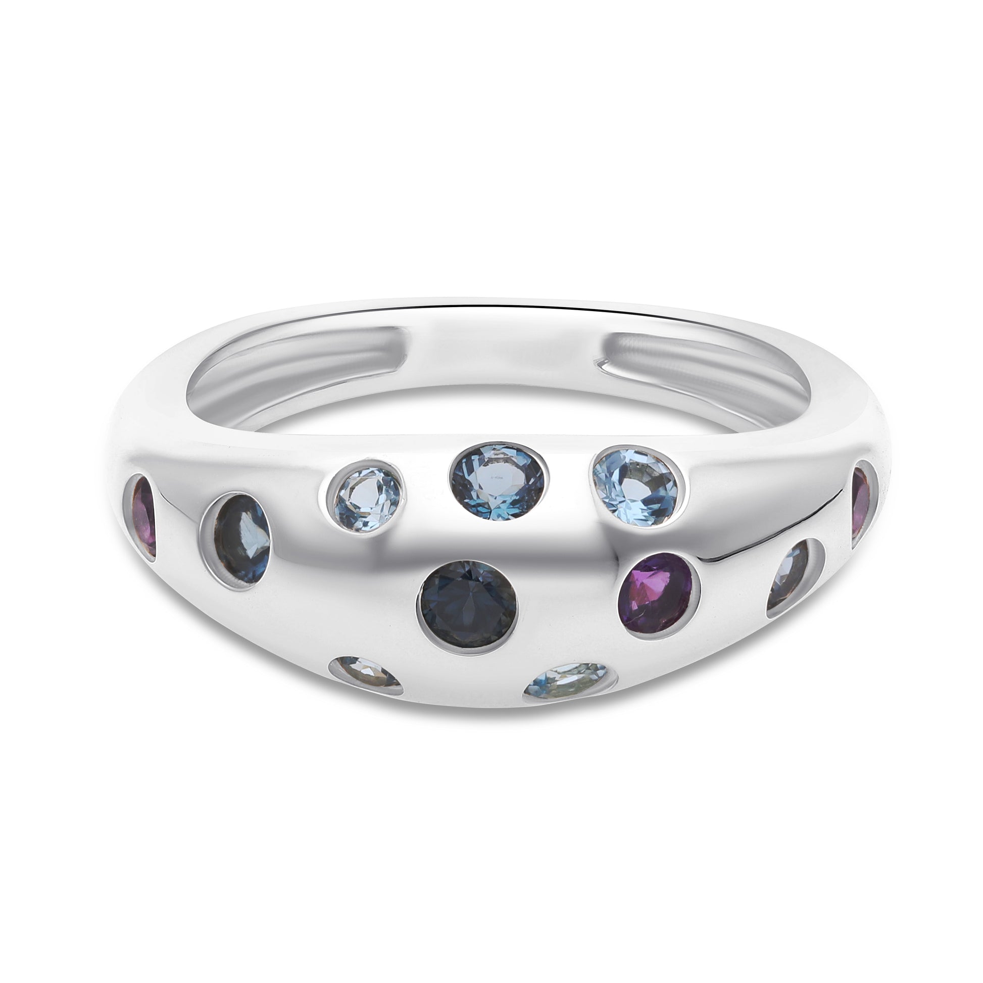 Lagoon Bubble Ring Ring In 14K Gold