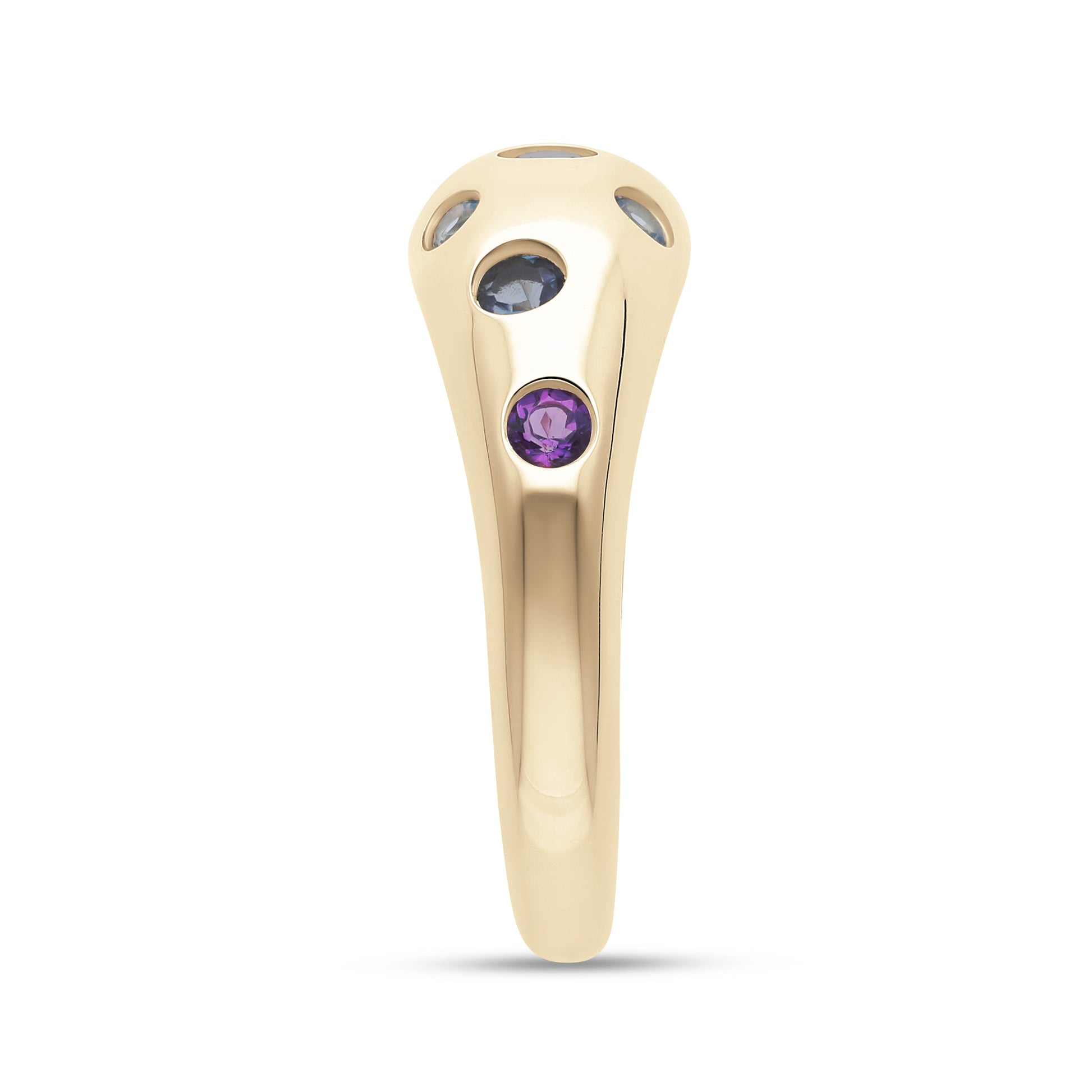 Lagoon Bubble Ring Ring In 14K Gold