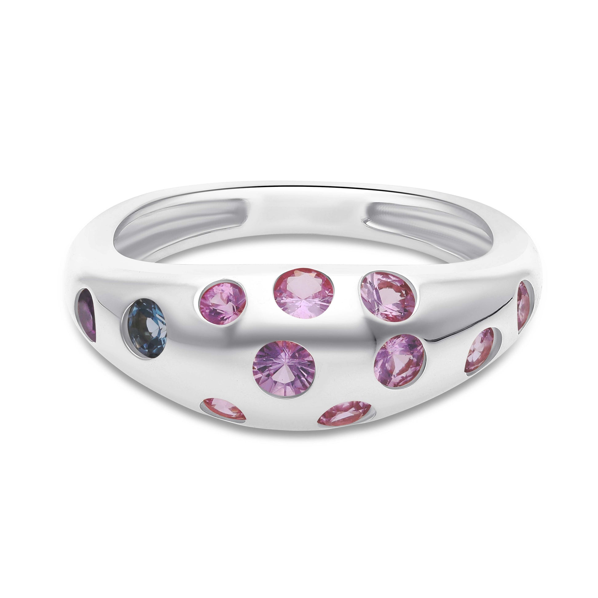 Sunset Bubble Ring in 14K Gold