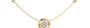 Diamond Sunburst Necklace in 14K Gold