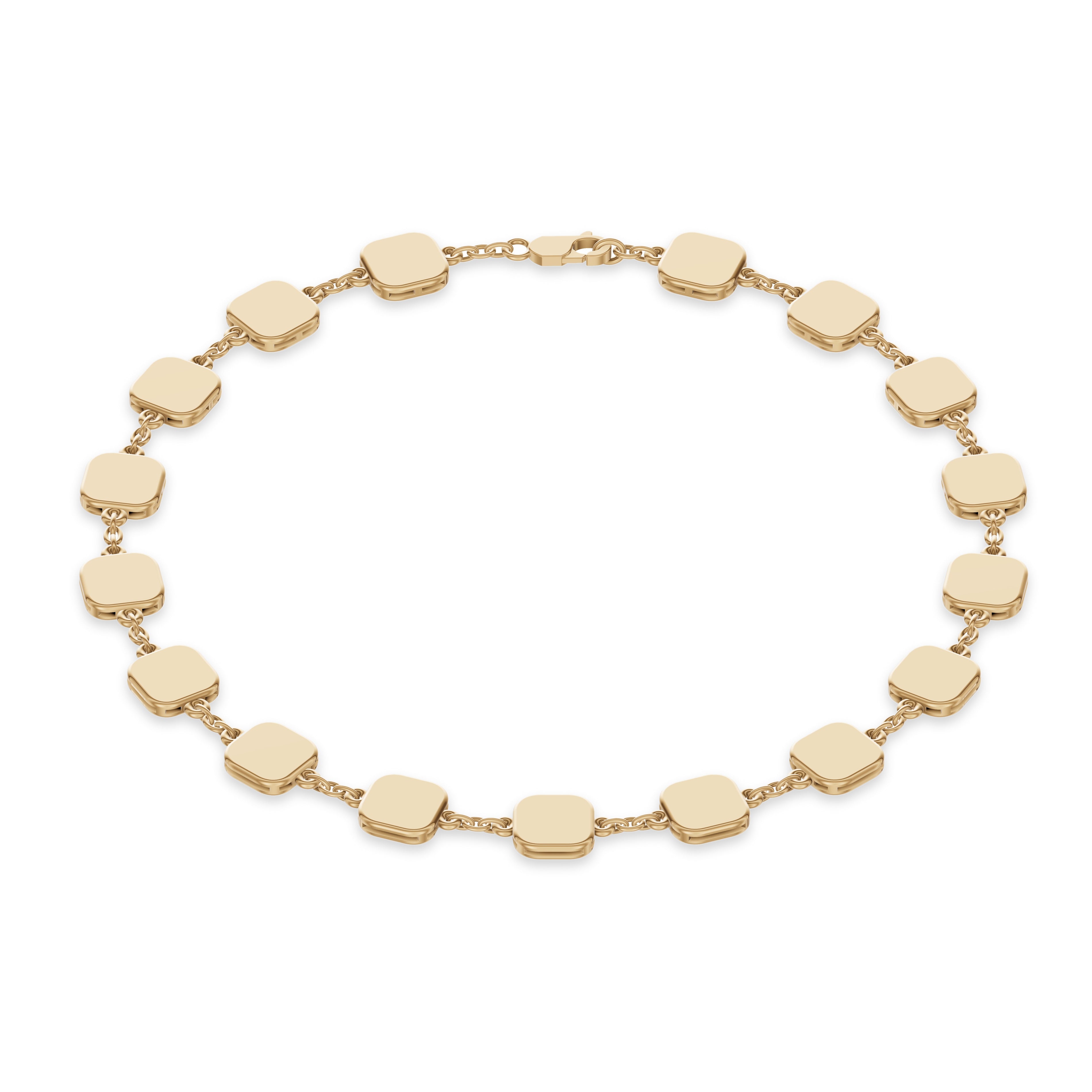 Elegant Chain Style Bracelet in 14K Gold