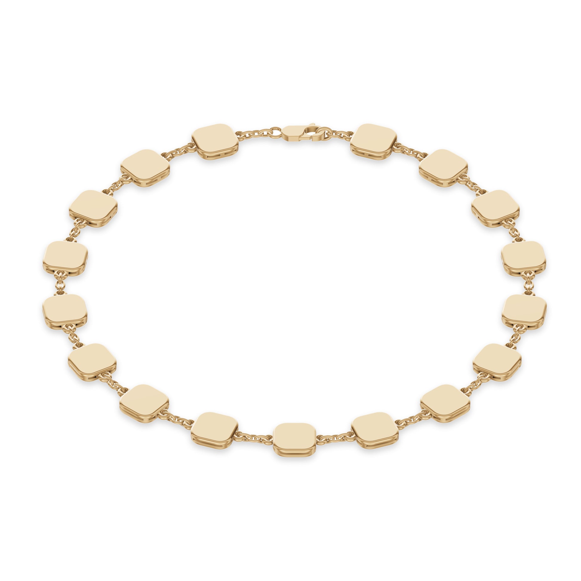 Elegant Chain Style Bracelet in 14K Gold