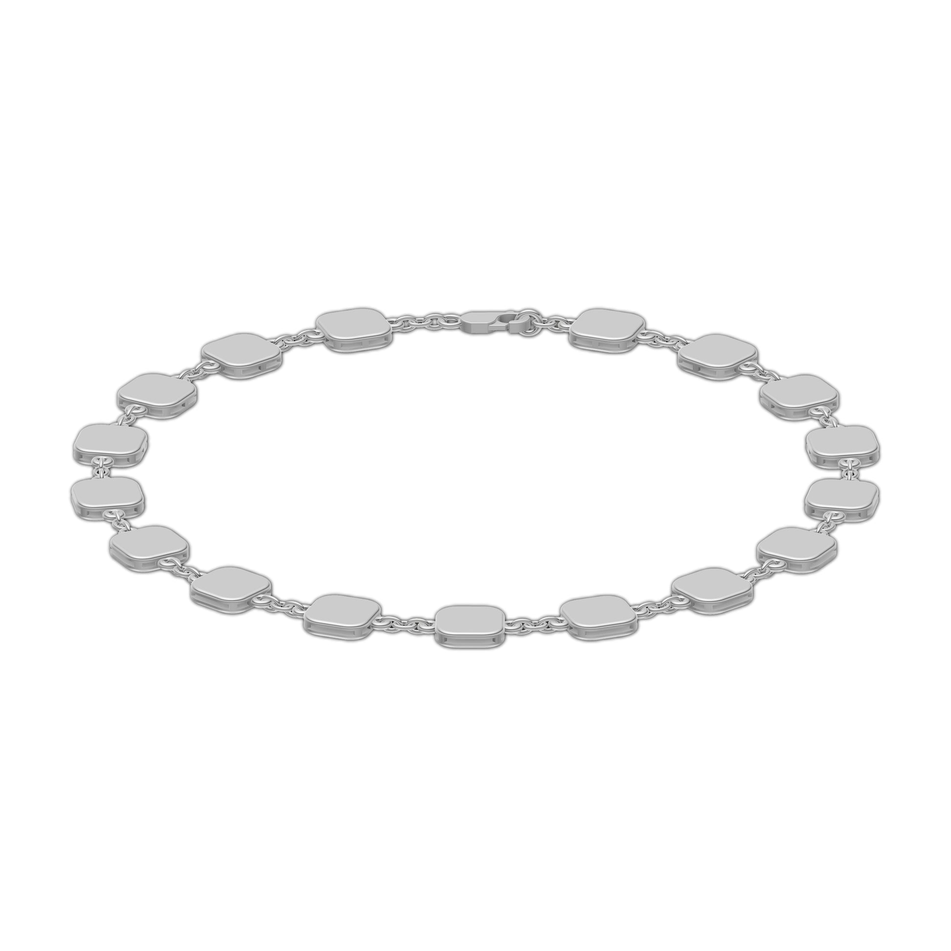 Elegant Chain Style Bracelet in 14K Gold