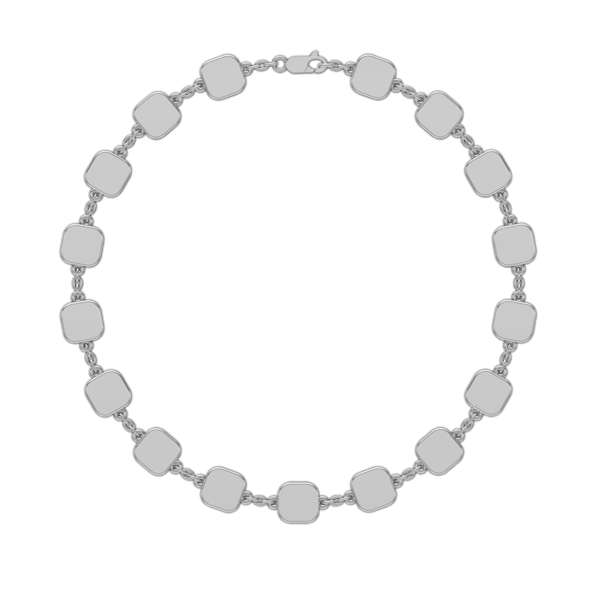 Elegant Chain Style Bracelet in 14K Gold