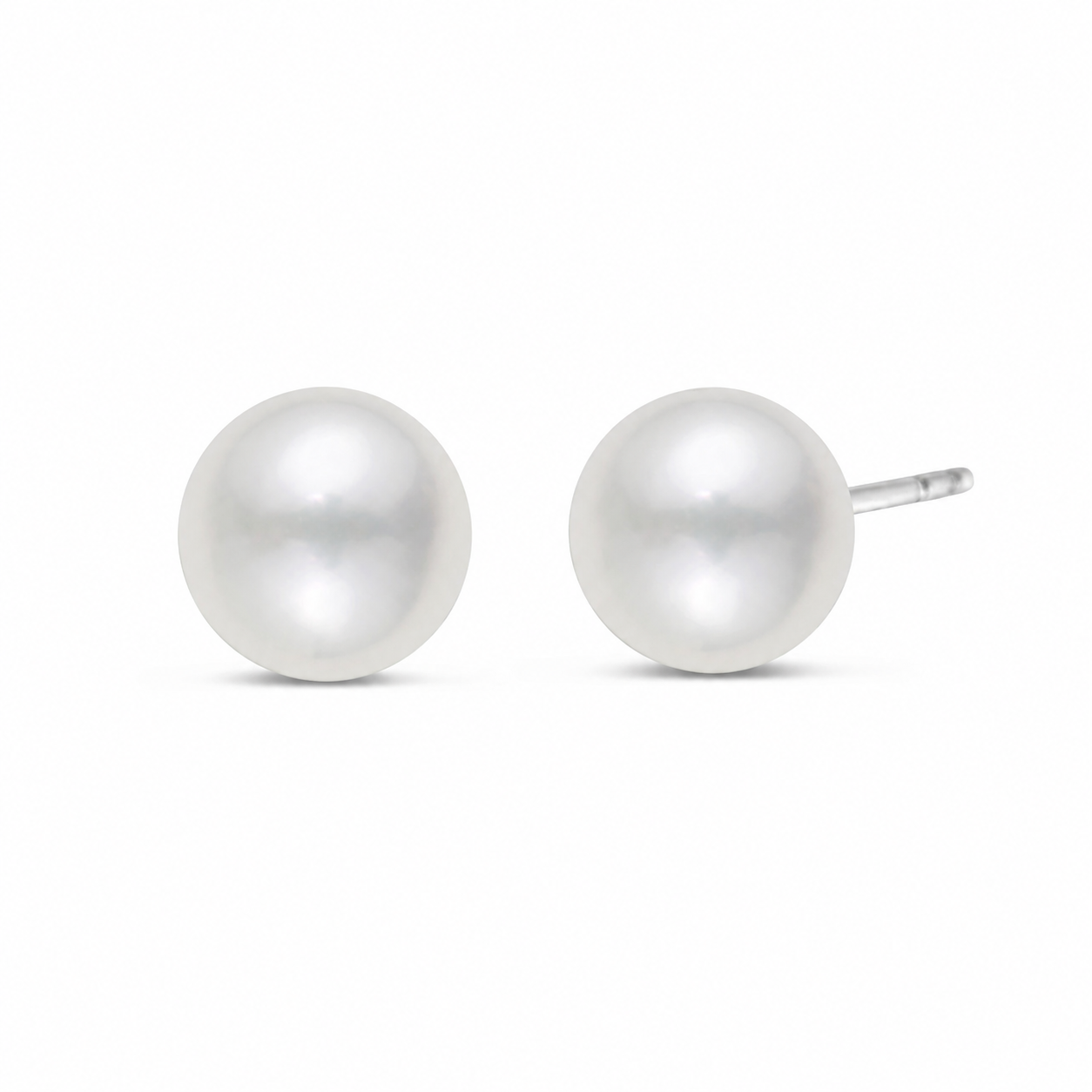 7-7.5mm Freshwater Pearl Stud Earrings In 14K Gold