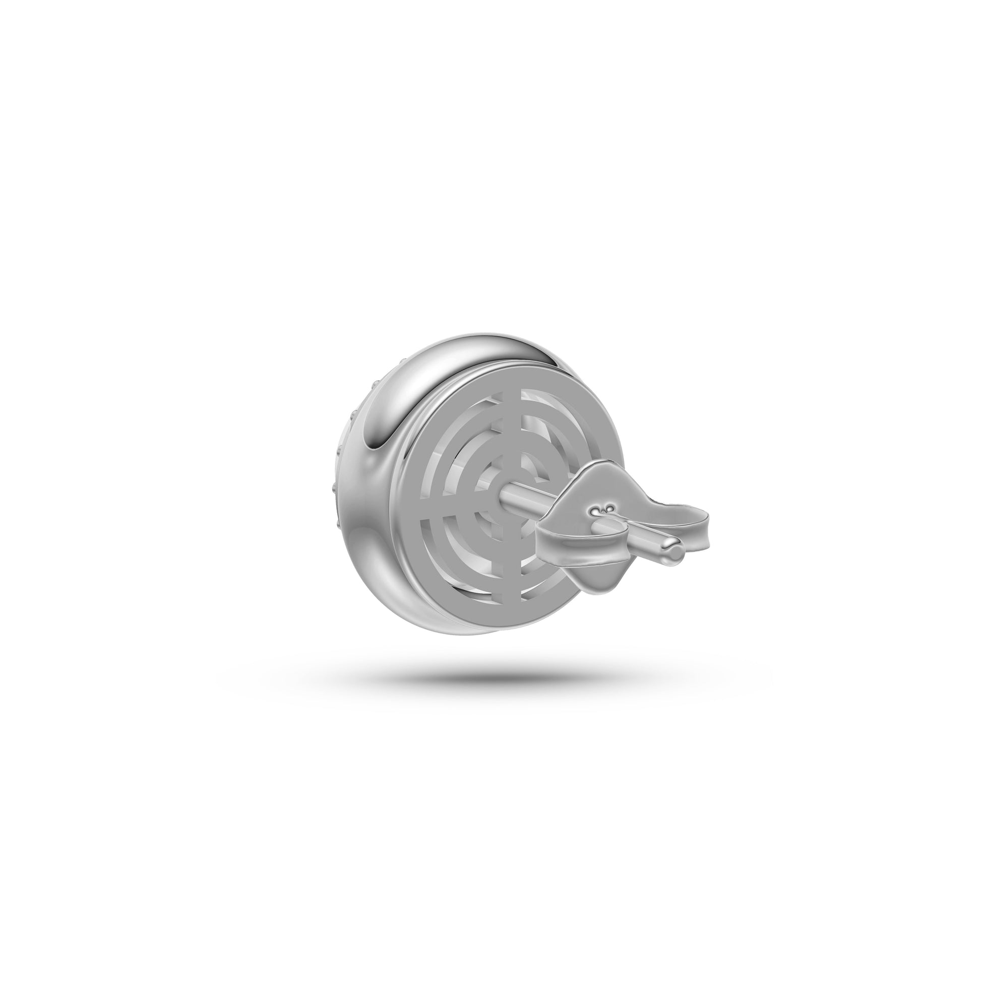 Pearl & Diamond Stud Earrings in 14K Gold