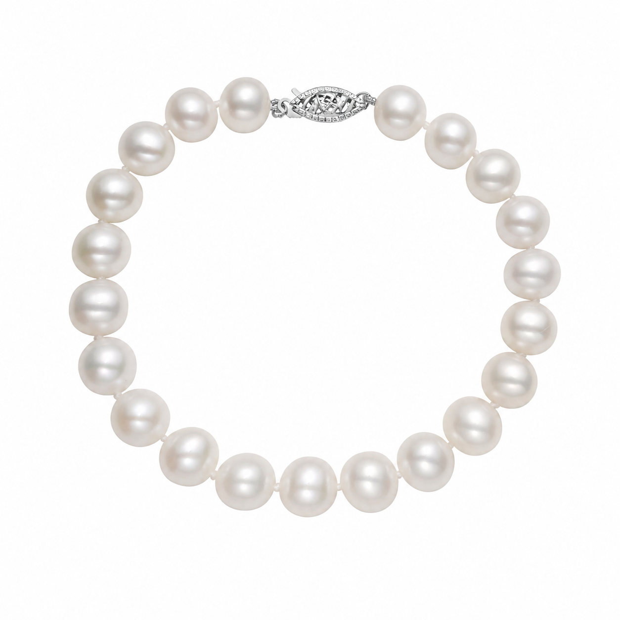 8-8.5mm Freshwater Pearl Bracelet In 14K Gold