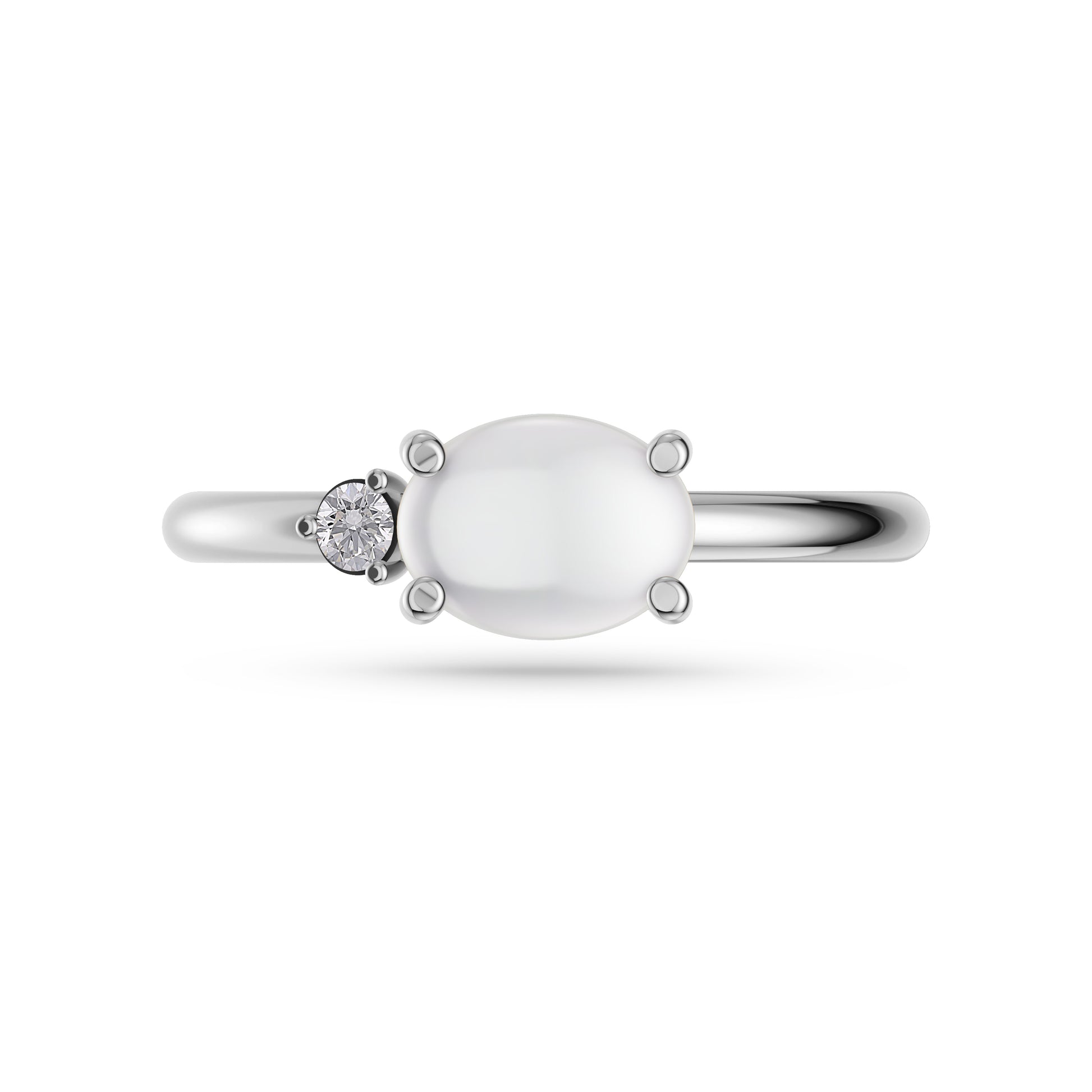 Luxury Opal and Diamond Ring in 14K Gold