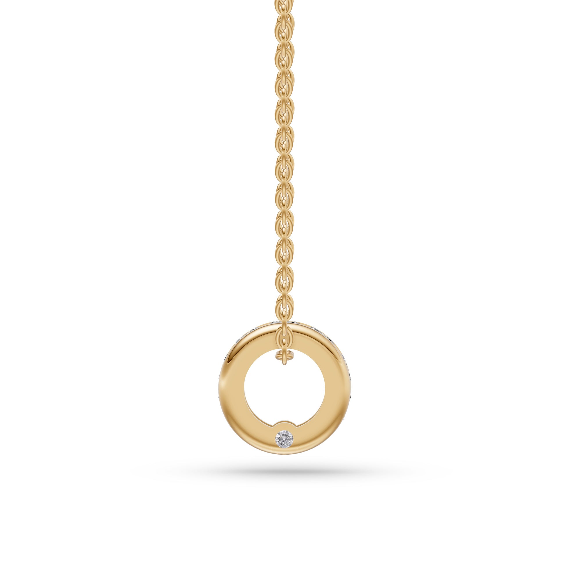 Marquise Diamond Bar Necklace in 14K Gold