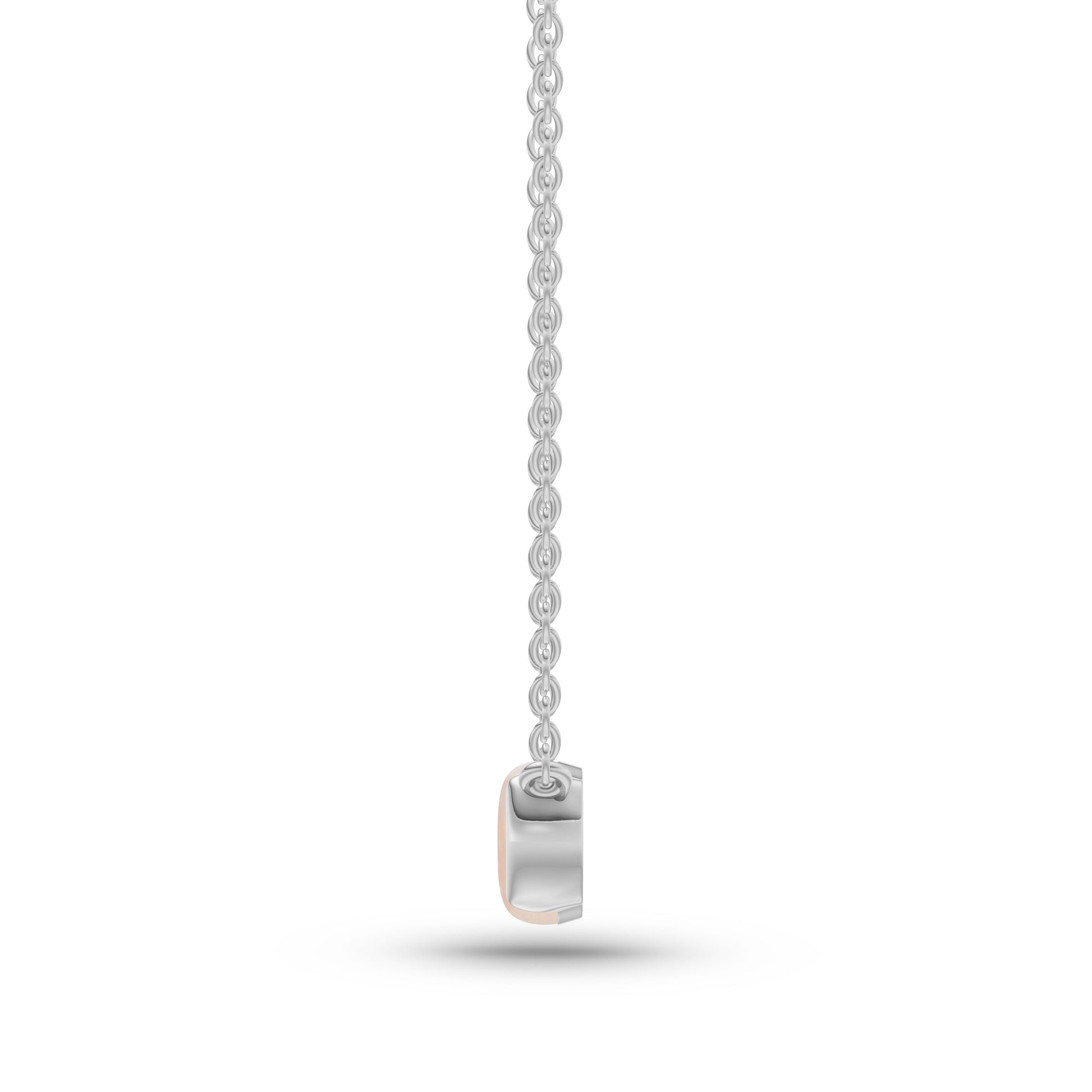 Opal Moon Necklace in 14K Gold