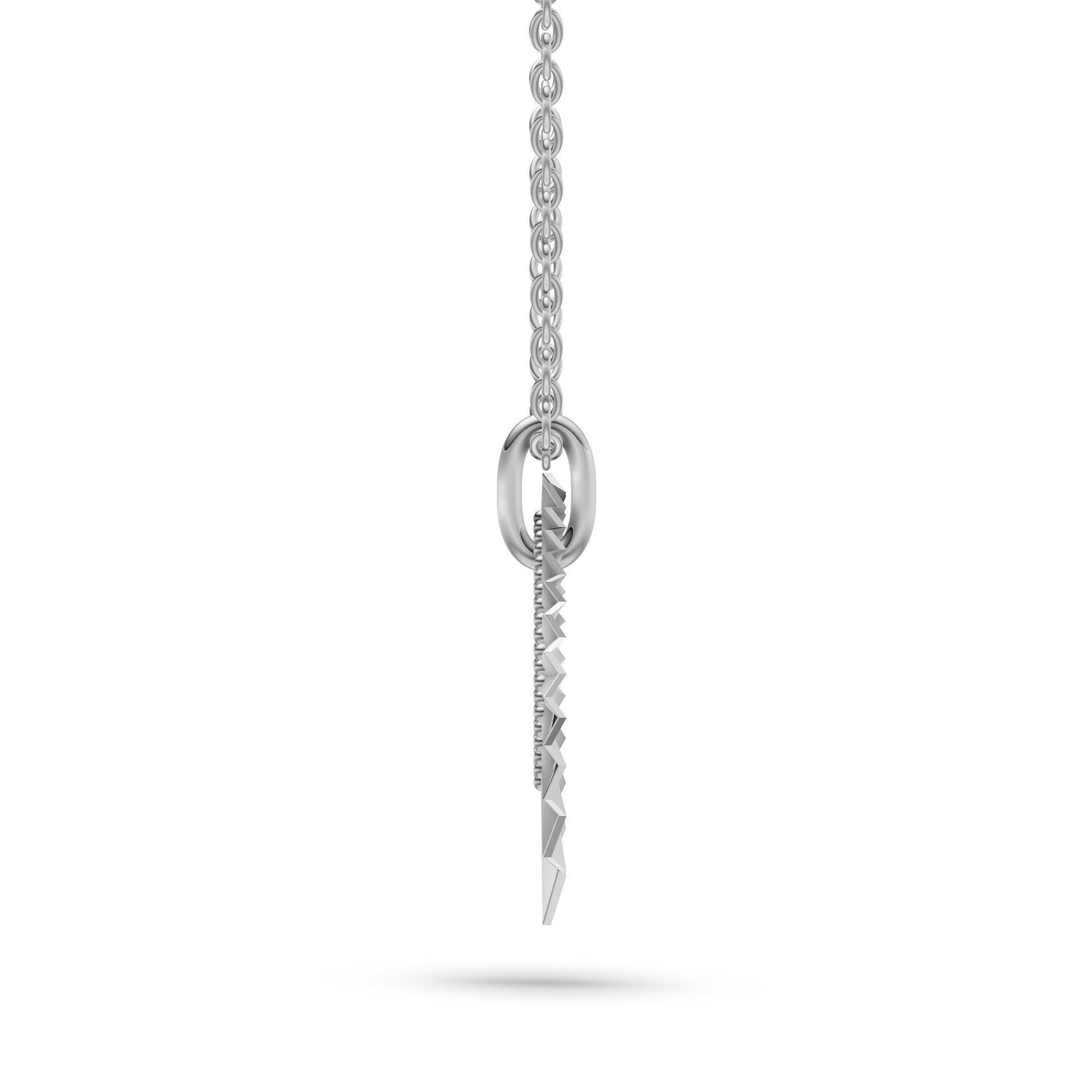 Petal Veil Pendant Necklace in 14K Gold