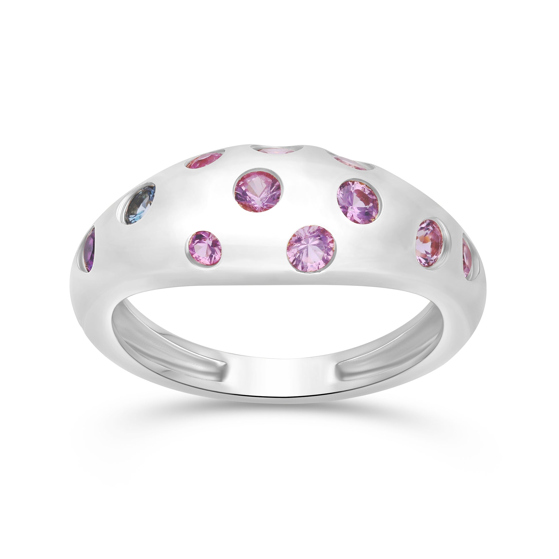 Sunset Bubble Ring in 14K Gold