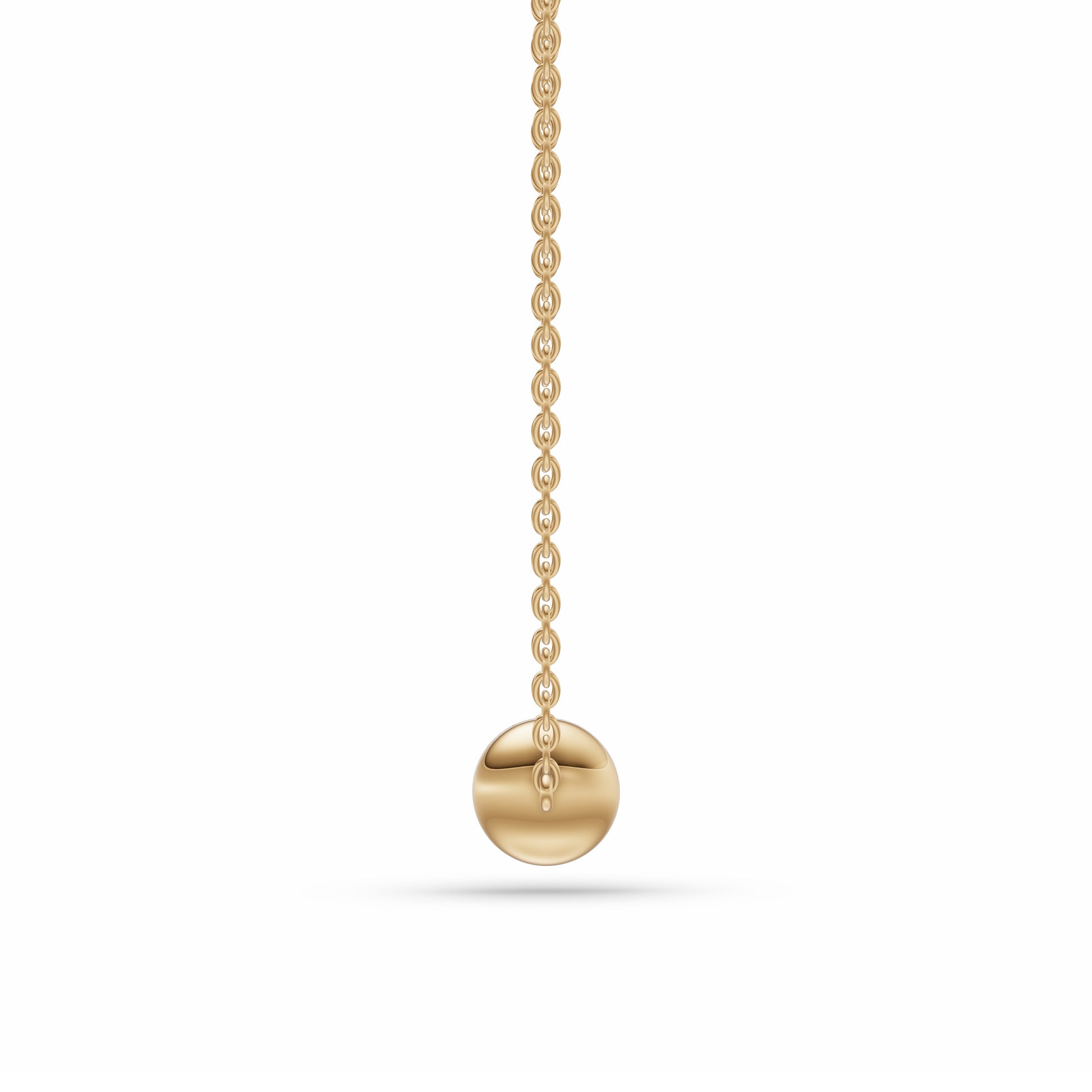 Prestige Tube Necklace In 14K Gold
