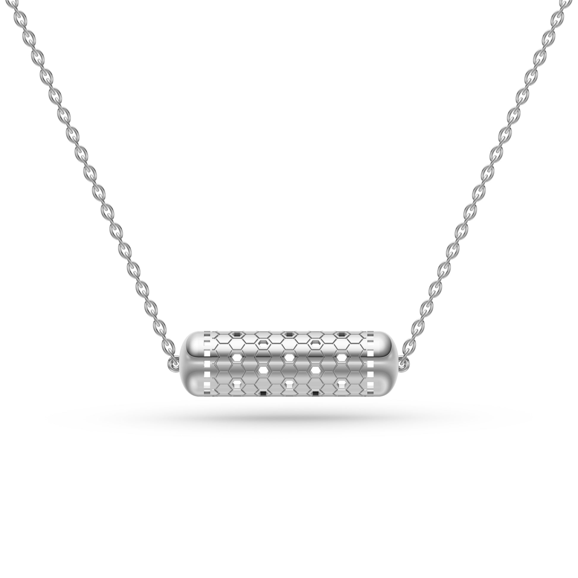 Prestige Tube Necklace In 14K Gold