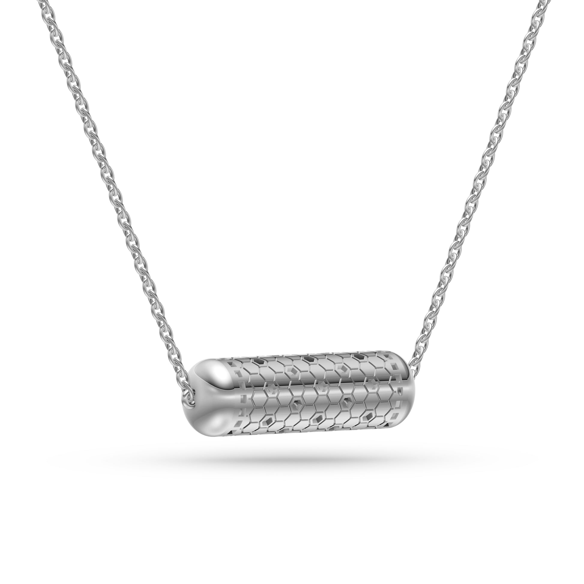 Prestige Tube Necklace In 14K Gold