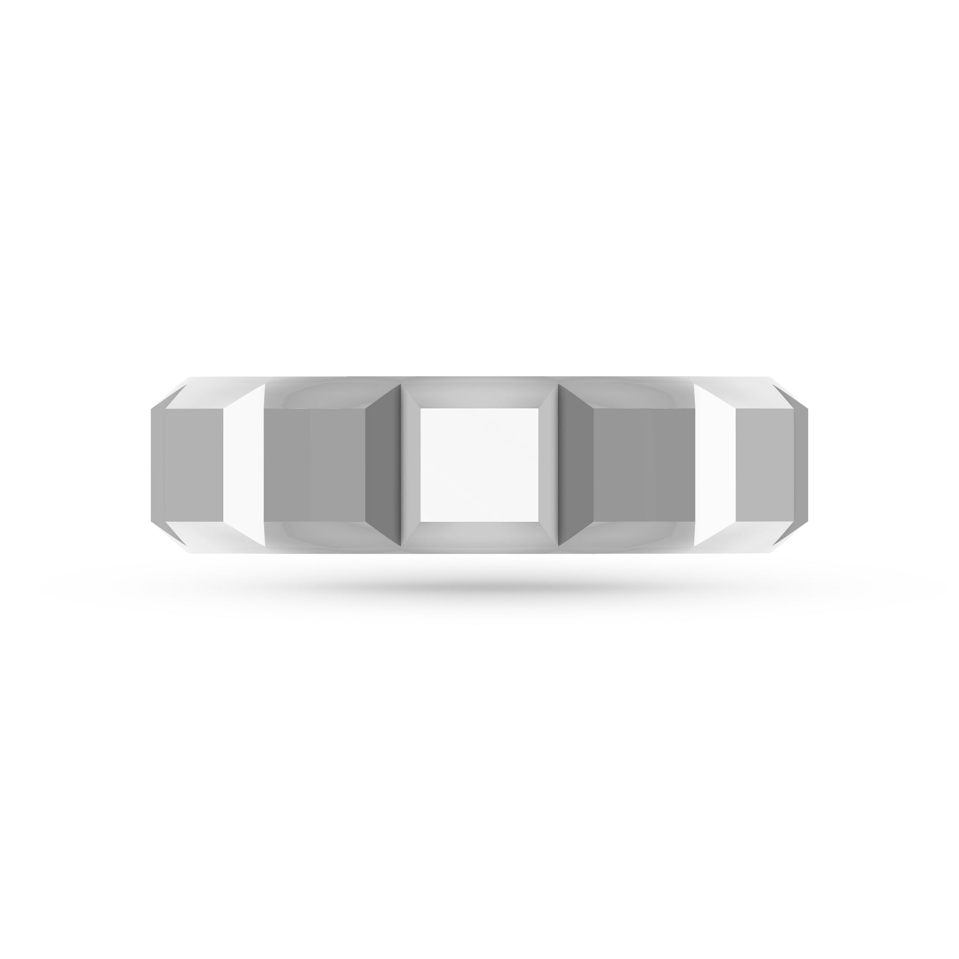 Prism Edge Ring In Sterling Silver