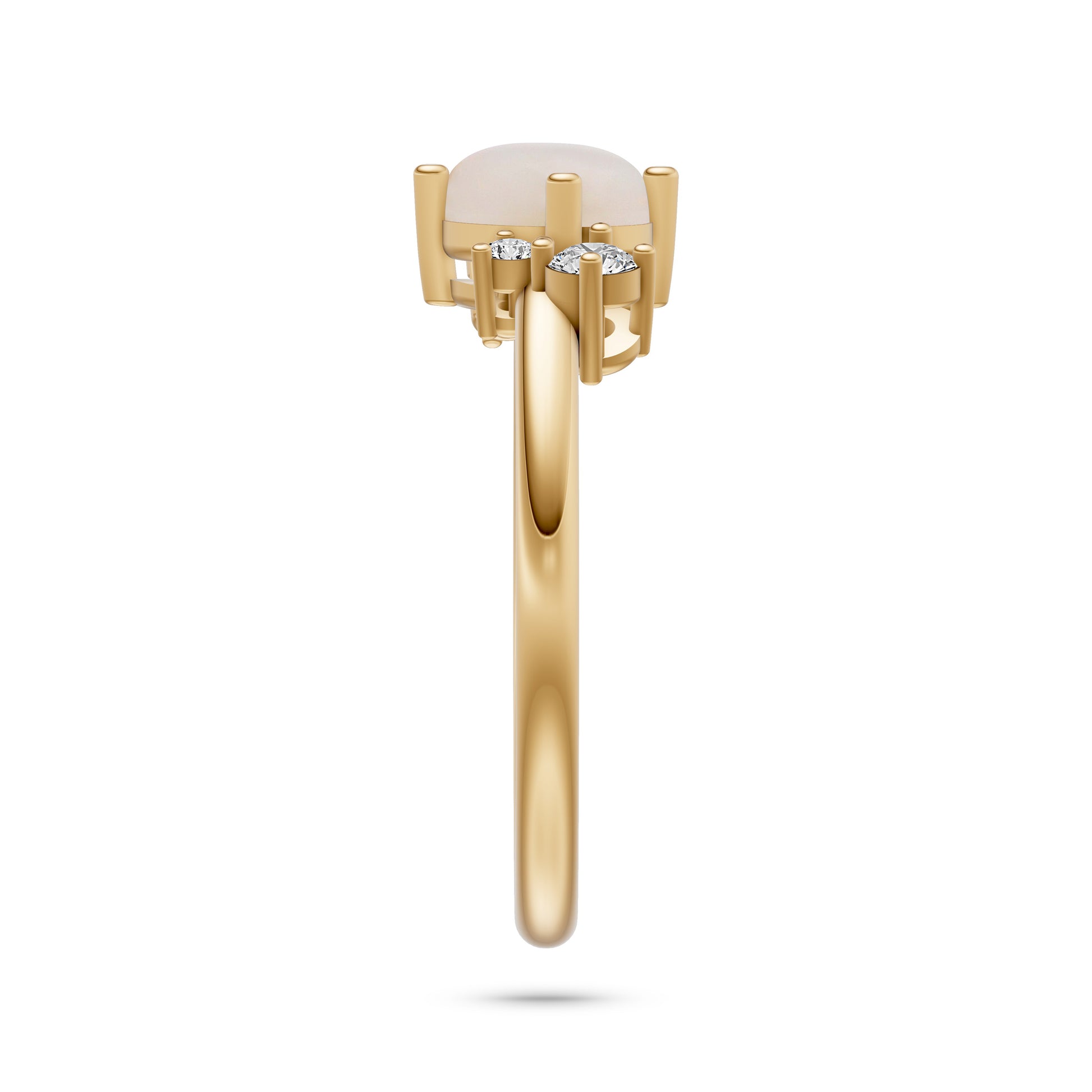 Opal Garden Diamond Ring In 14K Gold