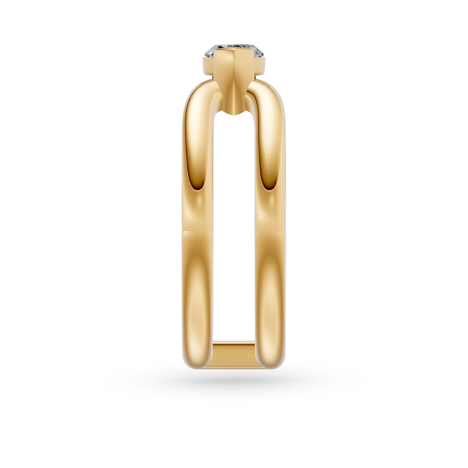 East-West Marquise Diamond Ring in 14K Gold
