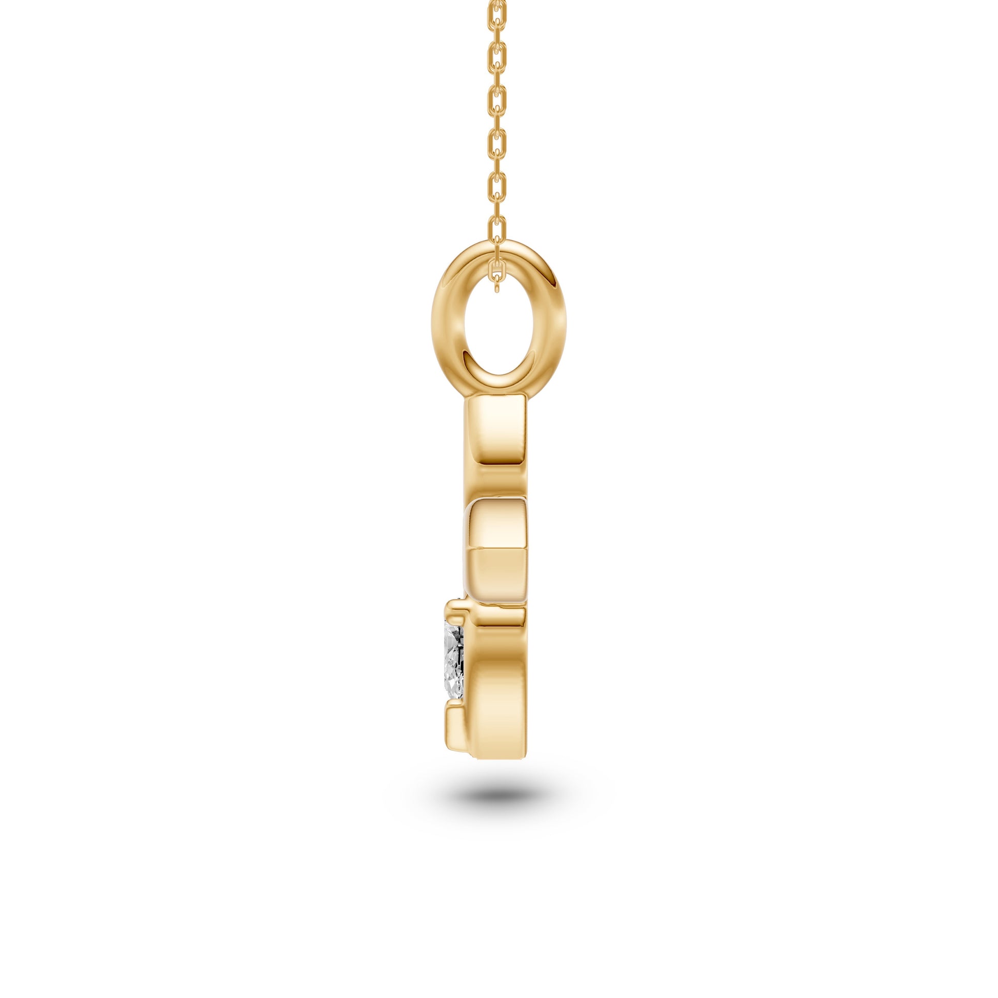 Trillia Diamond Bloom Pendant in 14K Gold