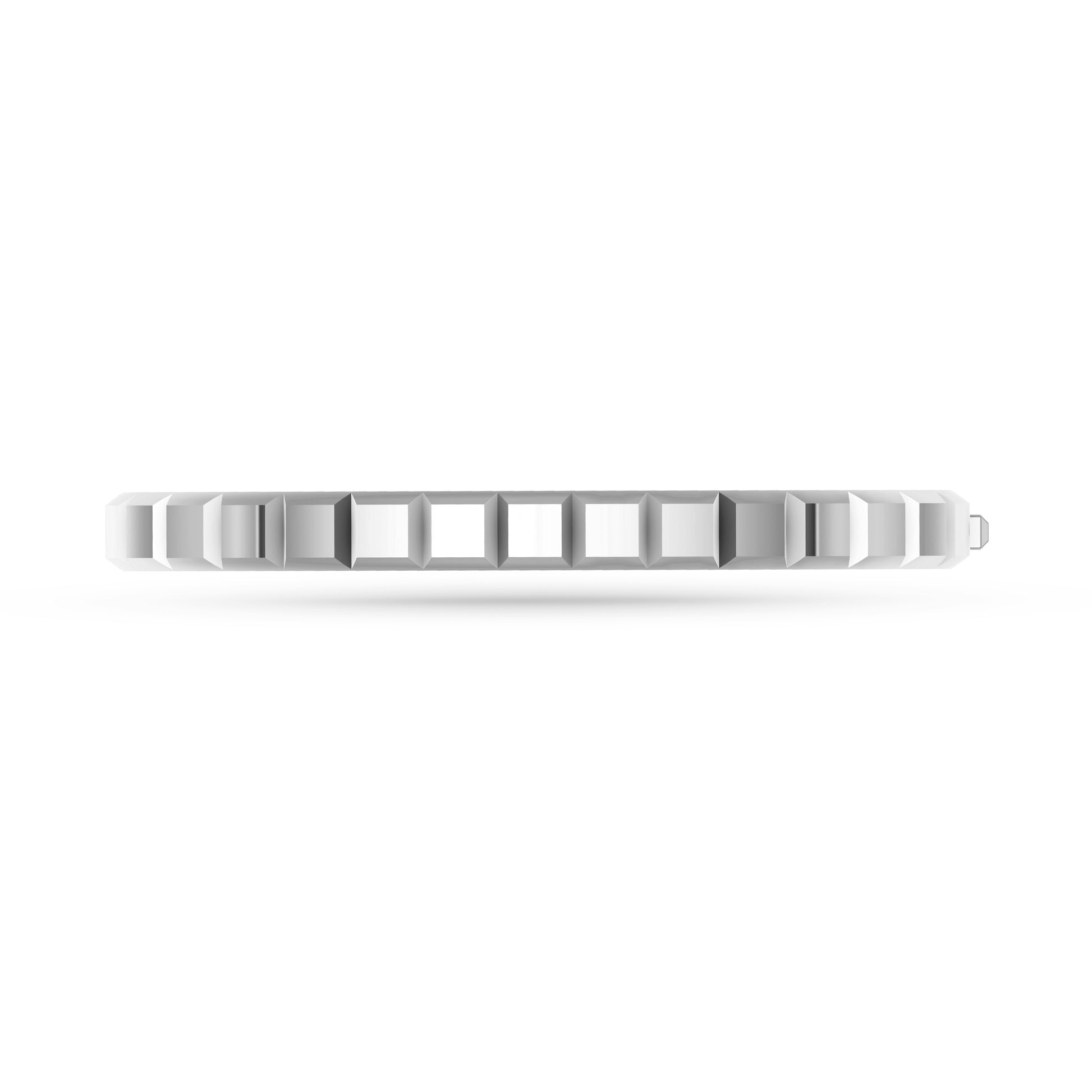 Prism Edge Bangle In Sterling Silver