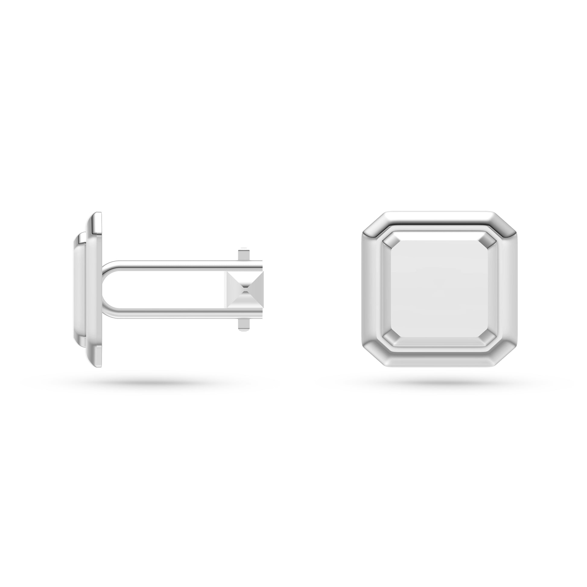 Summit Square Cufflinks in Sterling Silver