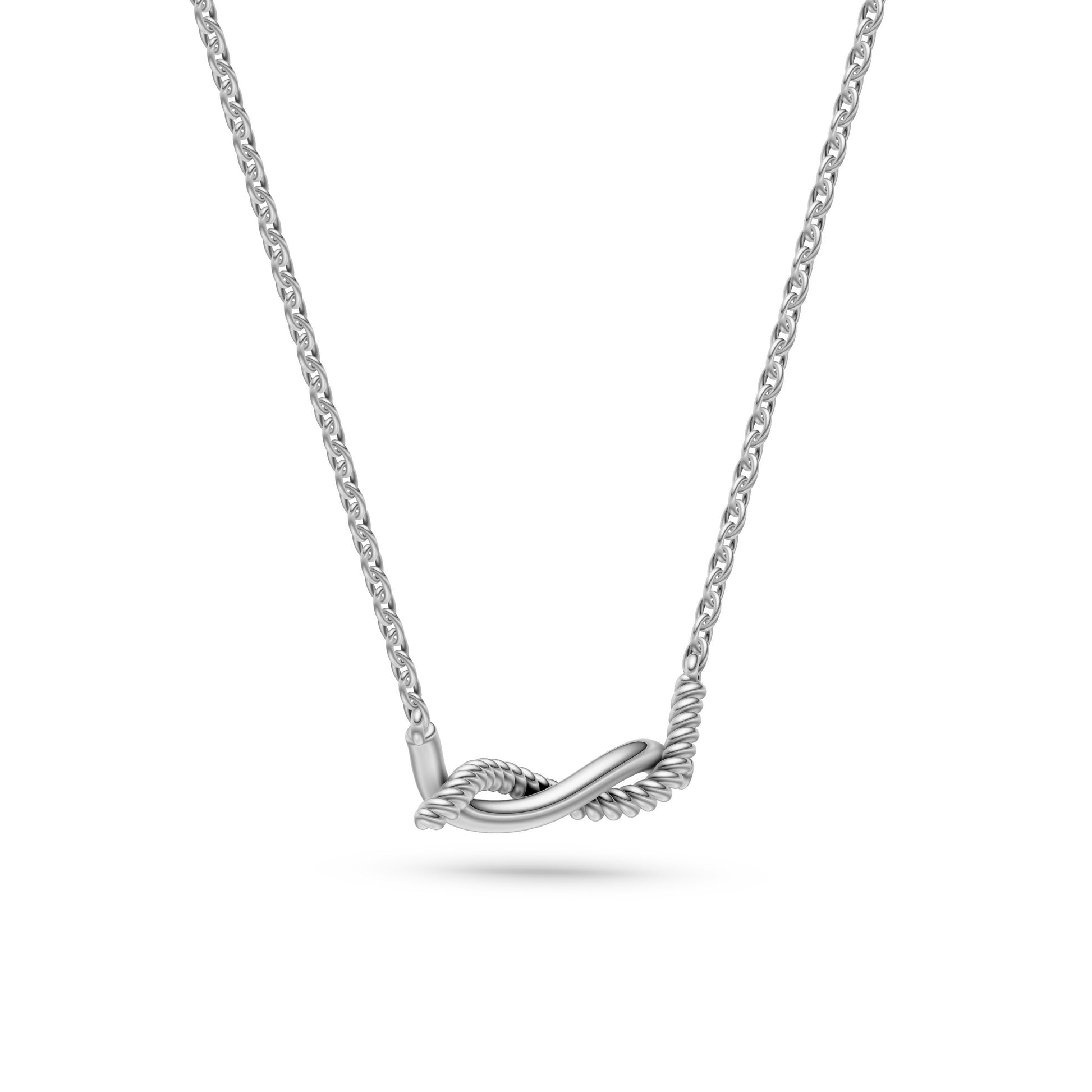 Twisted Vine Necklace in 14K Gold